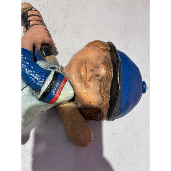 Vintage 1979 Handcrafted Ceramic Baseball Player Wall Plaque - Picture 2 of 11